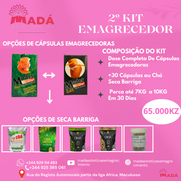 KITES PARA PERDA DE PESO E REDUÇÃO DE GORDURA ABDOMINAL - Image 3