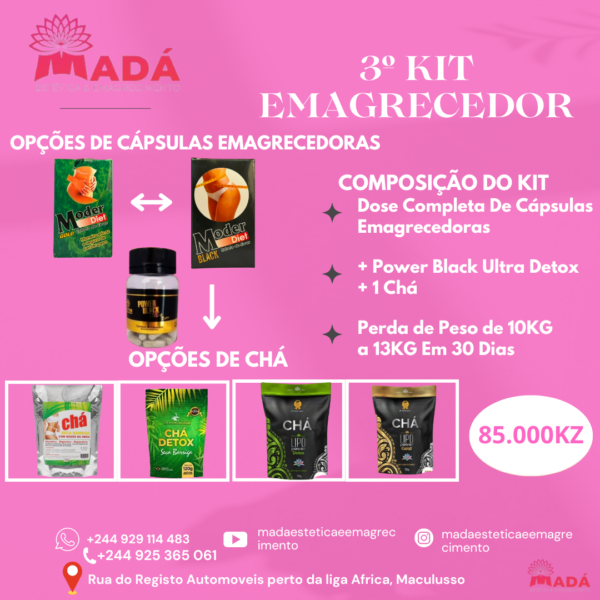 KITES PARA PERDA DE PESO E REDUÇÃO DE GORDURA ABDOMINAL - Image 4