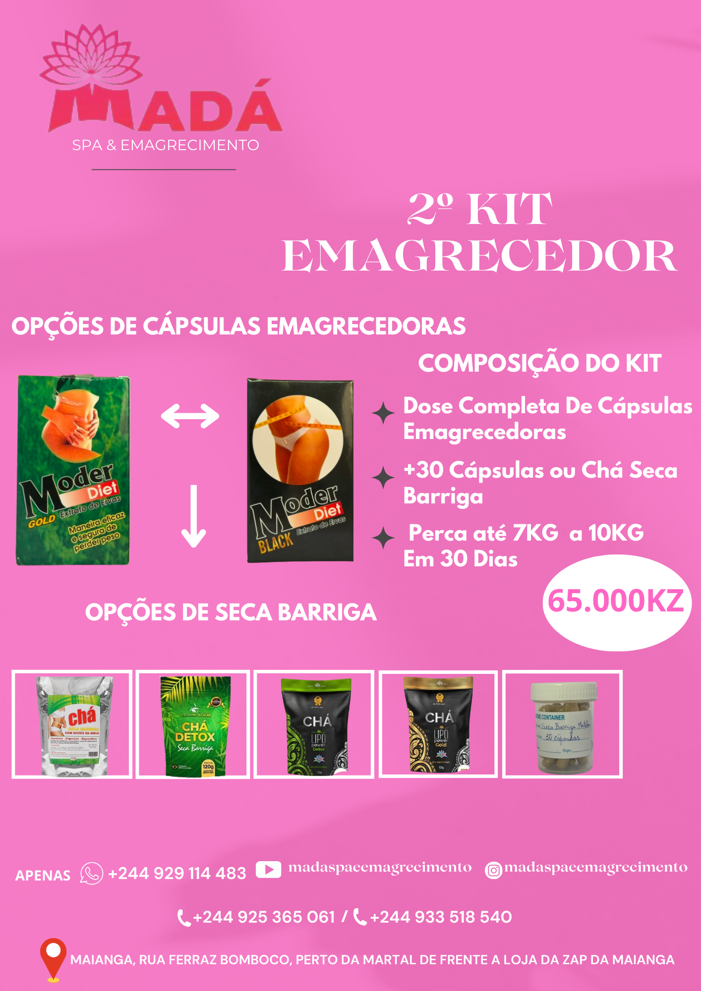 2 Kit Emagrecedor Mada